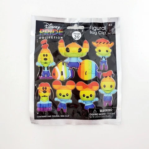 Disney Pride Collection Series 39 Figural 3D Bag Clip - YOU CHOOSE! Cover