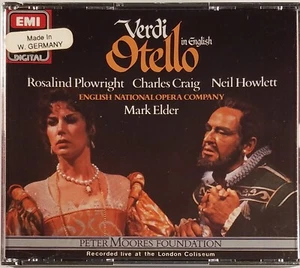 Verdi: Otello sung in English / Elder by Rosalind Plowright (CD, 2 Discs, EMI) - Bild 1 von 2