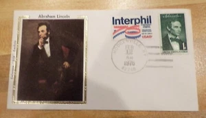 Stamp - Abraham Lincoln, Colorano "Silk" Cachets, 2-12-1976 - Picture 1 of 1