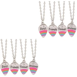2 PCS Good Friend Necklace For Friends Necklaces Girls Child - Picture 1 of 12