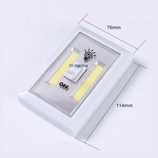 Wall Lamp Nightlight COB LED Bulb Cabinet Garage Closet Camping Emergency Lights