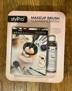 StylPro Pennello Trucco Pulitore e Asciugatrice con Detergente Liquido 5 fl oz. - Foto 1 di 2