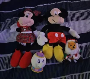 Disney Mickey Mouse & Minnie Mouse Large 20 Inch Small Teapot And Winnie The Poo - Picture 1 of 5