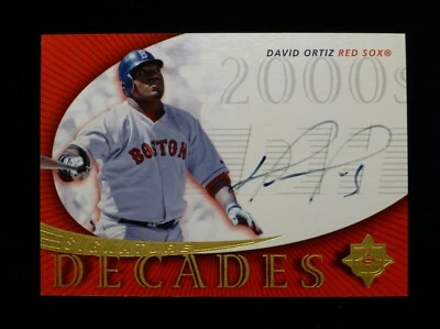  2005 Ultimate Signature Decades David Ortiz On-card Auto  - Image 1 of 2