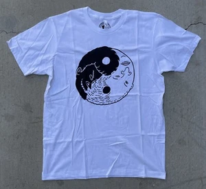 Team Print Shop ‘Beavis & Butt-Head Yin and Yang’ T-Shirt Tee (White) LARGE - Picture 1 of 5