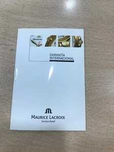 Maurice Lacroix Warranty - Imagen 1 de 2