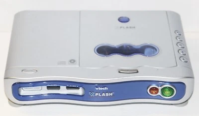 V-Tech V.Flash Learning Game System (Console Only) V Tech Flash - Silver & Blue - Image 1 of 4
