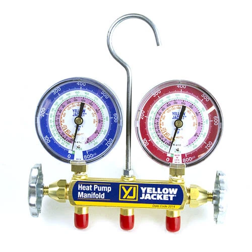 Colector bomba de calor de 2 válvulas Yellow Jacket 42041, R22/407C/410A Foto 1 de 1