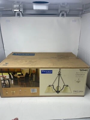 Progress Lighting Bravo 3-Light Antique Bronze Transitional Chandelier FREE SHIP - Image 1 of 3