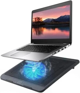 Soporte para Portátil Notebook Enfriador M19 Diseño Super Ventilador Individual - Afbeelding 1 van 10
