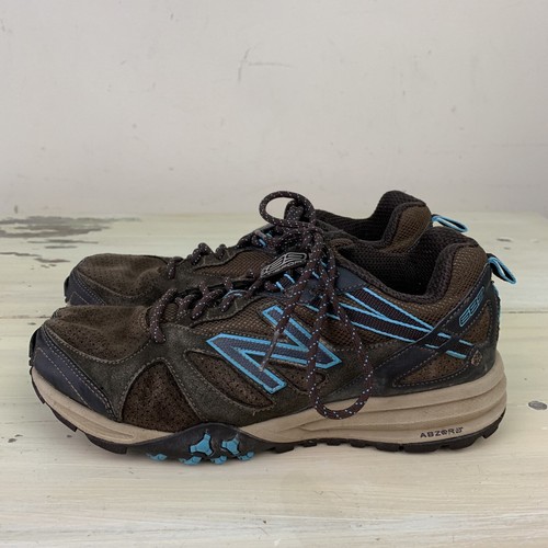 NEW BALANCE 689 Scarpe da trekking da trail running in pelle scamosciata marrone pelle scamosciata e verde acqua donna 8