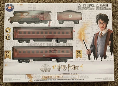 Harry Potter Hogwarts Express Train Set Lionel Wizarding World 28 Piece Set - Image 1 of 2