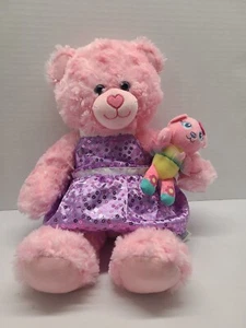 Build a Bear Juguete Rosa Hada 16" Púrpura Tul Brillo Peluche Lentejuelas Niño 🎁 - Imagen 1 de 7