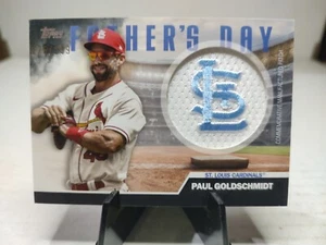 Paul Goldschmidt 2023 Topps Series 2 Father's Day Patch Black Parallel #/299 - Picture 1 of 2