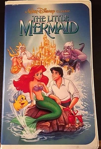 The Little Mermaid Walt Disney's Classic on VHS Black Diamond 1st Edition Orig. - Picture 1 of 3