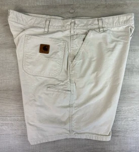 Carhartt Carpenter Shorts Lite Tan Work Wear Construction Mens 42 (Actual 40) - Picture 1 of 21