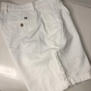Pantalones Cortos Tommy Hilfiger Para Hombre Blancos Talla 32 9" Entrepierna Preppy American City - Imagen 1 de 7
