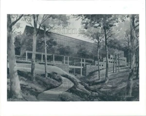 1988 Press Photo Architect Conception Southern Progress Corp Building Homewood - Picture 1 of 2