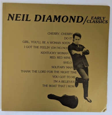 NEIL DIAMOND EARLY CLASSICS LP 12" VINYL RECORD VG+ FROG KING - Изображение 1 из 4
