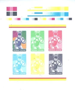 Sport Rugby World Champion James Heislip Northern Ireland Imperf Proof MNH - Picture 1 of 1