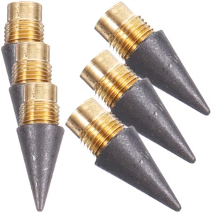  6 Pcs Pencil Head Inkless Pencils Everlasting Nibs Student Tip Refills - Afbeelding 1 van 12