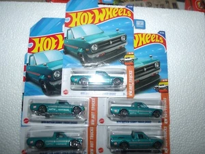 Hot Wheels 2025 Newest Color 1975 Datsun Sunny Truck (B120) lot of 5 VHTF - Picture 1 of 1