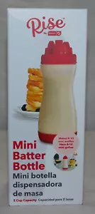 Rise Dash Mini Batter Flasche rot 2 Tassen Pfannkuchen Waffeln Cupcakes Crepes - Bild 1 von 4