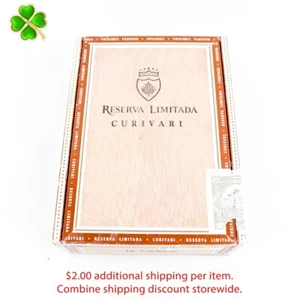 Curivari Reserva Limitada Cafe Noir 62 Empty Wood Cigar Box 6.75" x 5" x 2" - Picture 1 of 12