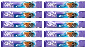 10 MILKA OREO Chocolate Sticks Bars European Sweets Snacks Candy 37g 1.3oz - Picture 1 of 3