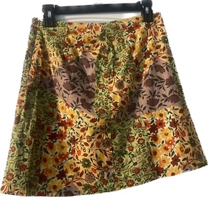 Calvin Klein Y2K Patchwork Minirock Gr. 3 17” lang 28” Boho Rock Vintage - Bild 1 von 4