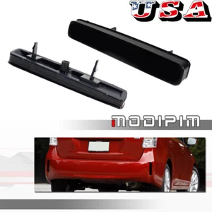 Smoked Lens Rear Bumper Reflector Lens For 14-16 Scion tC & 12-17 Toyota Prius V - Picture 1 of 8
