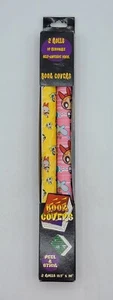 Powerpuff Girls Self Adhesive Vinyl Book Covers Kittrich Made in USA Vintage NOS - Foto 1 di 3