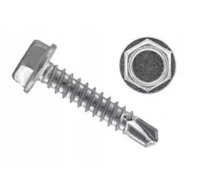 SELBSTBOHRENDE SCHRAUBEN SECHSKANTKOPF SELBSTKLOPFER GEWINDESCHNEID BUZZ SCHRAUBE METALLBOLZEN - Bild 1 von 1
