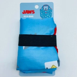 JAWS Folding Eco Shopping Bag Japan 2024 Great White Shark Beach Closed Orca - Afbeelding 1 van 19