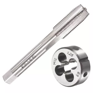2Tlg. Gewindebohrer Schneideisen Satz M1-M16 HSS Gewindeschneider Set Metrisch - Bild 1 von 6