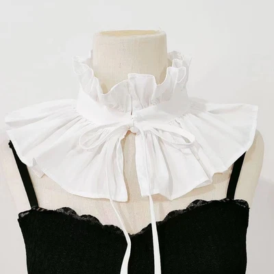 Disfraz victoriano vintage cuello de encaje desmontable cuello de lolita collar elegante Foto 1 de 4