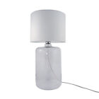 Weiß Durchsichtig Moderne Tischlampe Nachtlampe 1X60w/E27 Ip20 30X60 [Cm]