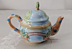 Burton + Burton Cottage Scene Teapot - Picture 1 of 4