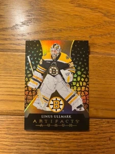 2023-24 Upper Deck Artefatti Aurum Linus Ullmark #A-10 - Non Graffiato - Bruins - Foto 1 di 2