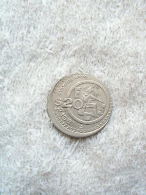  20 PESOS EROR COIN   CULTURE MAYA 1981  FROM MEXICO.  - Image 1 of 3