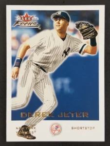Tarjeta de béisbol Derek Jeter 2001 Fleer Focus #1 (NM) - Imagen 1 de 2