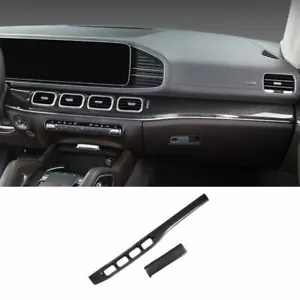 Carbon Fiber Central Console Instrument Strip Trim For Mercedes-Benz GLE 2020-23 - Bild 1 von 4