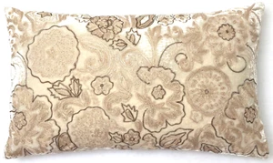 Anke Drechsel Cushion JESSICA Ice Blue Silk Velvet Bestickt Kissen Silber Braun - Bild 1 von 16