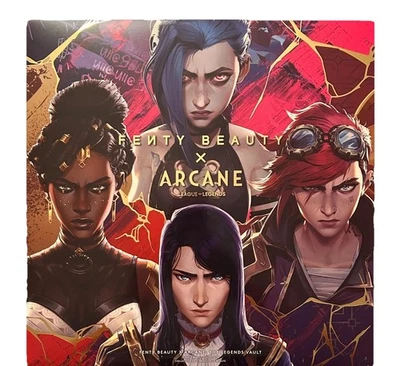 Set trucco Fenty x Arcane THE LEGENDS VAULT con Jinx, Vi, Mel Caitlyn NUOVO IN SCATOLA  - Immagine 1 di 4