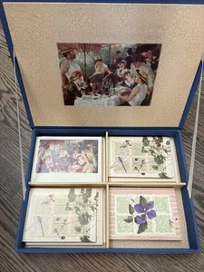 Juego de papelería de arte en caja - Letras tarjetas y sobres Renoir Dragonfly 47 - Imagen 1 de 6