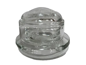 Individuelle Butter Pat Glocke Cloche Schmuck Display Klarglas schwere Libellen - Bild 1 von 12