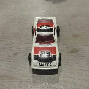 Majorette #257 Mazda RX7 Daytona #23 White With Red And Black 1/56 Scale - Picture 1 of 5