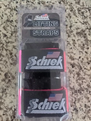 Correas de elevación Schiek modelo 1000PLS Power para mujer con soportes de muñeca rosa Foto 1 de 4