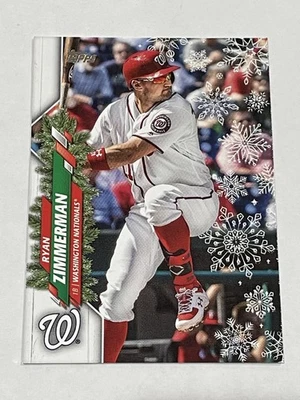 2020 Topps Holiday Baseball Metallic - Ryan Zimmerman - Washington Nationals - Image 1 of 2