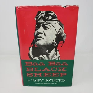 Baa Baa Black Sheep von Pappy Boyington (SIGNIERT, 17. Druck, HC DJ, beschriftet) - Bild 1 von 15